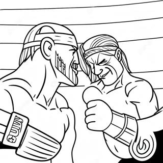 Wwe Kampioenschap Wedstrijd Kleurplaat 87261-27809