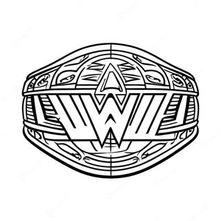 Wwe Kampioenschap Wedstrijd Kleurplaat 87261-27811