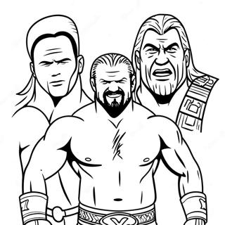 Wwe Legenden Kleurplaat 87262-27814