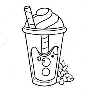 Milkshake Kleurplaat 87465-27963