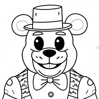 Eng Freddy Fazbear Kleurplaat 87748-28185