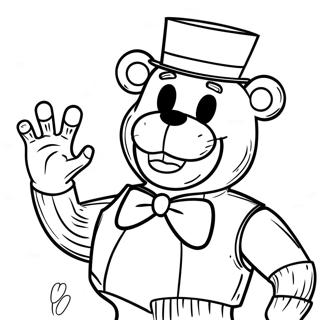 Eng Freddy Fazbear Kleurplaat 87748-28186