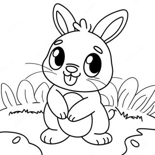 Spookachtige Bonnie Het Konijn Kleurplaat 87750 28196