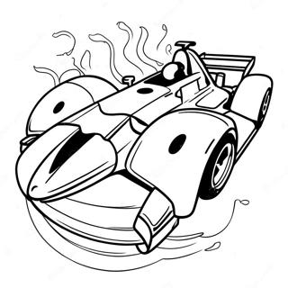 Snelle Formule 1 Raceauto Kleurplaat 88006-28568