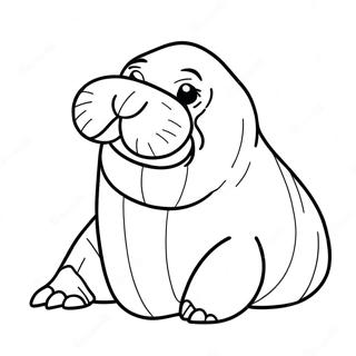 Walrus Kleurplaat 88107-28638