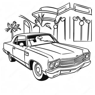 Stijlvolle Low Rider Kleurplaat 88162 28689