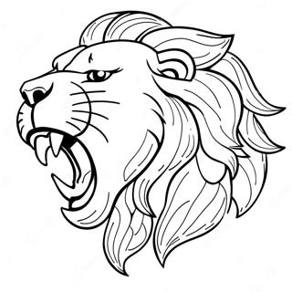 Fierce Leo Die Brult Kleurplaat 88188-28716