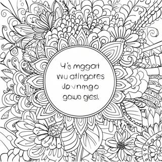 Mindfulness Quote Voor Volwassenen Kleurplaat 88419 28894