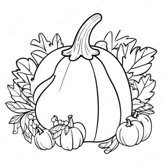 Kleurplaat Van De Thanksgiving Hoorn 88596-29022