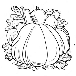 Kleurplaat Van De Thanksgiving Hoorn 88596-29024