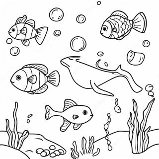 Kleurig Oceaan Ecosysteem Kleurplaat 88701 29106