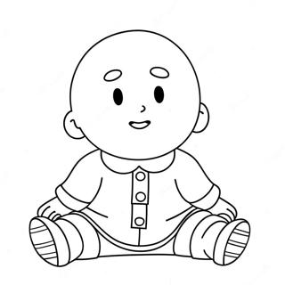 Caillou Kleurplaten