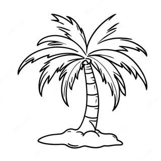 Palmbomen Met Kokosnoot Kleurplaat 89062 29388