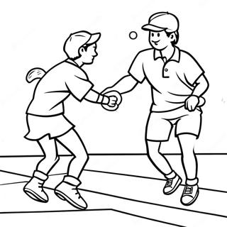 Tenniswedstrijd In Actie Kleurplaat 89191-29489