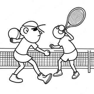 Tennis Kleurplaten
