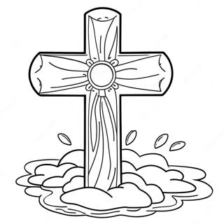 Doopkruis Kleurplaat 89243 29529