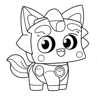 Unikitty Kleurplaat 89368-29613