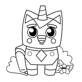 Unikitty Kleurplaat 89368-29616