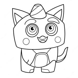 Blije Unikitty Kleurplaat 89369-29618