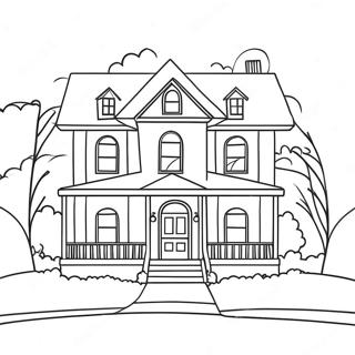 Home Alone Huis Kleurplaat 89500-29726