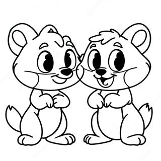 Chip En Dale Kleurplaat 89522-29734