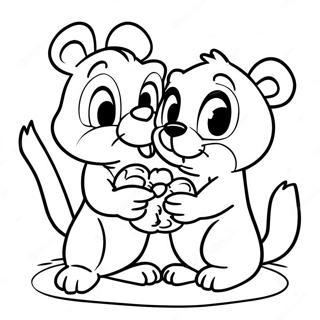 Chip En Dale Kleurplaten