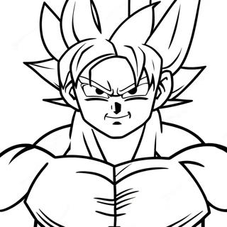 Goku Ultra Instinct Kleurplaat 89729-29894