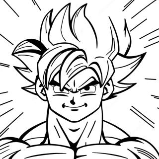 Goku Ultra Instinct Kleurplaat 89729-29895