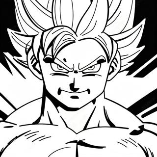 Goku Ultra Instinct Met Aura Kleurplaat 89733-29911