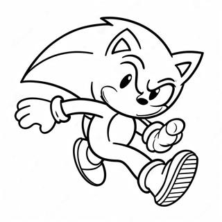 Sonic The Hedgehog Snel Rennen Kleurplaat 89808-29957