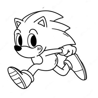 Sonic The Hedgehog Snel Rennen Kleurplaat 89808 29959