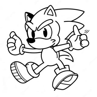 Sonic The Hedgehog Snel Rennen Kleurplaat 89808 29960