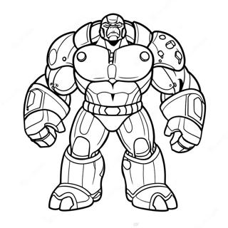 Hulk Buster Kleurplaten