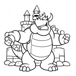 Bowser Kleurplaten