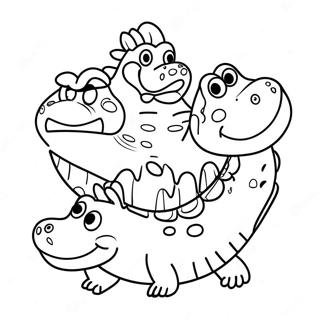 Grappige Crocs Met Gezichten Kleurplaat 90222-30284