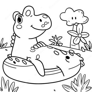 Schattige Crocs In Een Tuin Kleurplaat 90224-30289