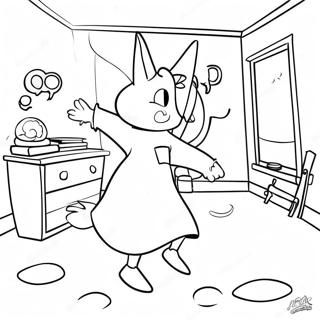 Kleurige Kleurplaat Van Room On The Broom 90354-30391