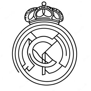 Real Madrid Kleurplaat 90813-30735