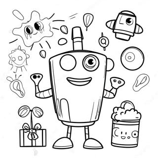 Kleurige Storybots Avontuur Kleurplaat 91148 31065