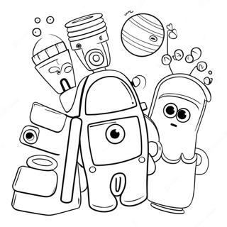 Kleurige Storybots Avontuur Kleurplaat 91148 31066