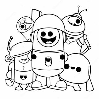 Storybots Teamwork Kleurplaat 91150-31073