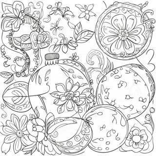 Klassieke Vintage Ornamenten Kleurplaat 91687-31496