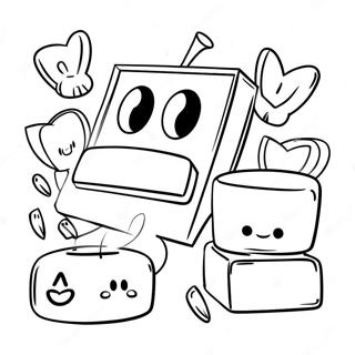 Avontuurlijke Alphablocks Kleurplaat 91812-31588