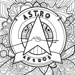 Astros Logo Kleurplaat 91866-31638