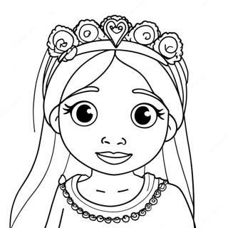 Kleurplaat Van Leuke Personage Van Moriah Elizabeth 92095-31814