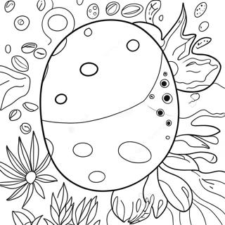 Kleurplaat Van Een Realistische Plantencel 92198-31898