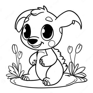 Ohana Stitch Kleurplaat 92375-32022
