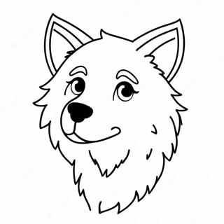 Wolf Anime Kleurplaten