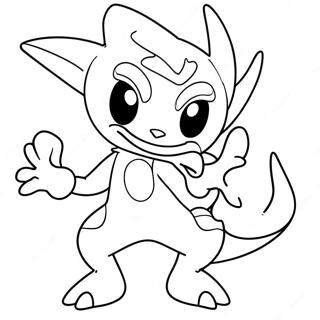 Greninja Kleurplaten