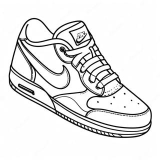 Nike Sneaker Kleurplaat 9290-1407